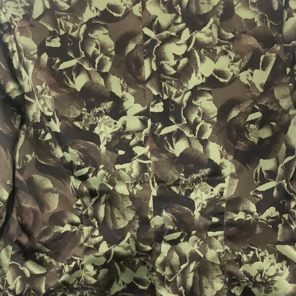 ATTITUDE (Size S) DARK GREEN FLORAL BLAZER JACKET - Picture 3 of 6